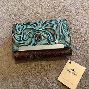 Patricia Nash leather embossed wallet NWT